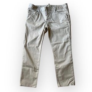 DSQUARED2 Tan Low-rise Jeans
